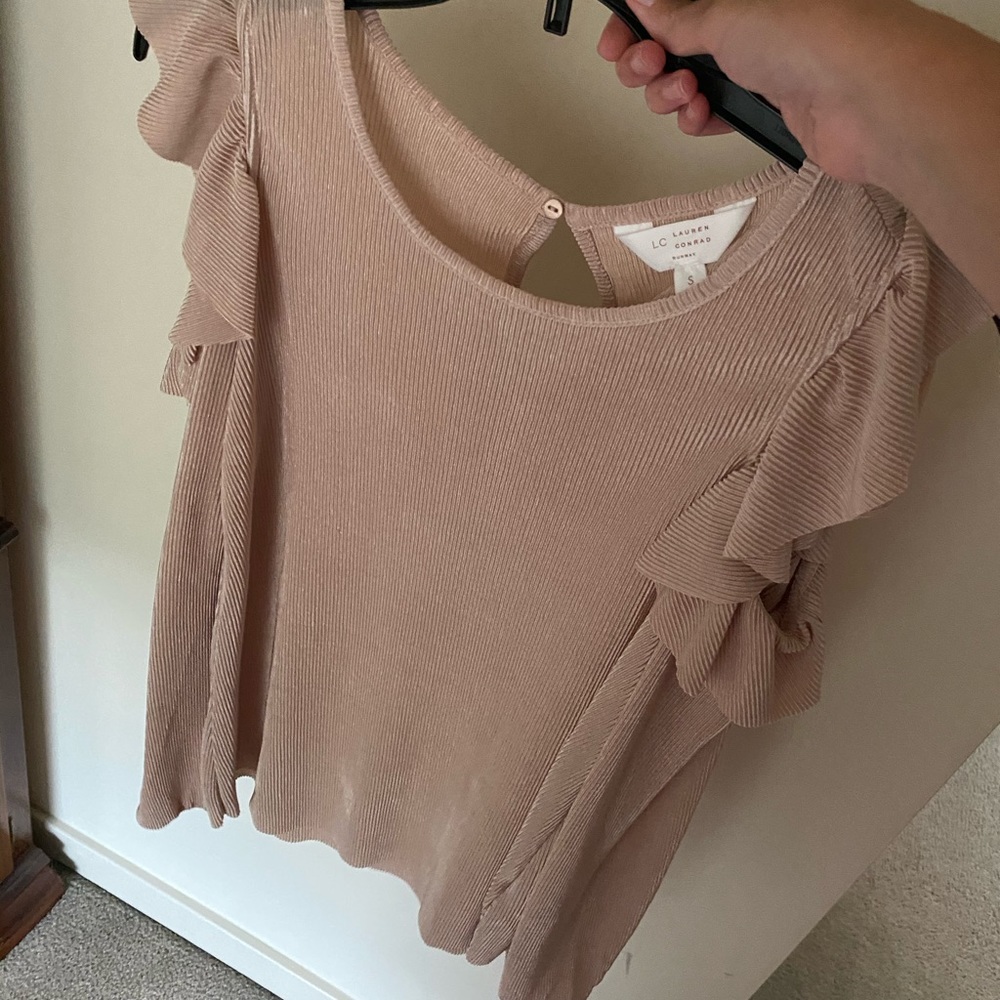 ruffle blouse